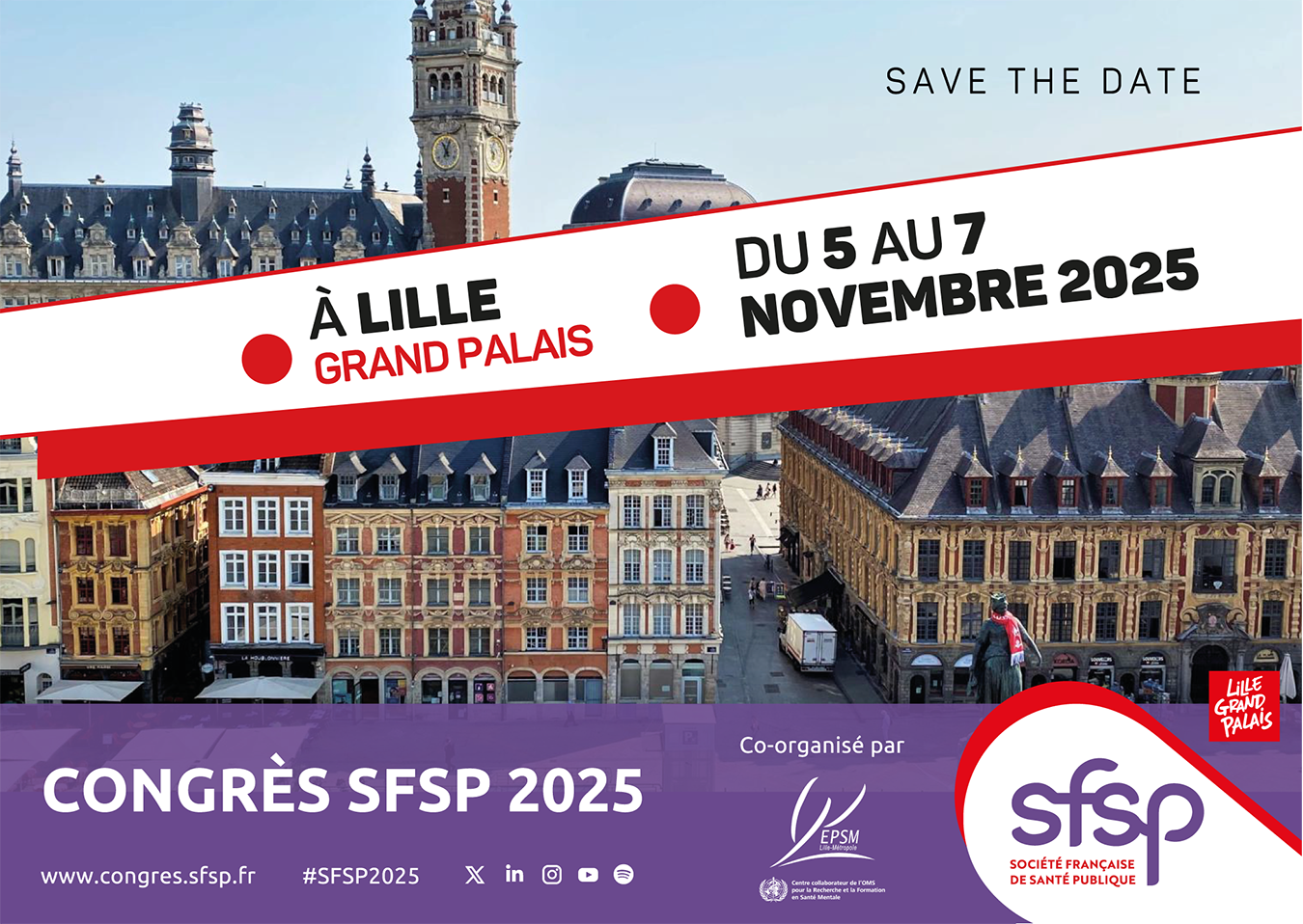 Save the date Congrès SFSP 2025